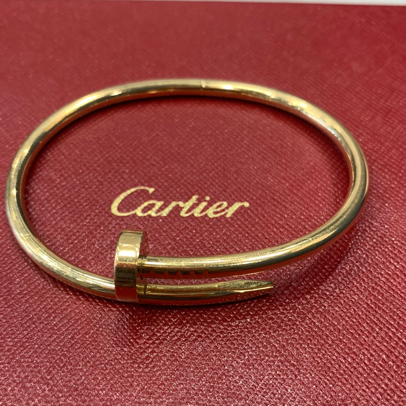 Cartier Juste Un Clou Bracelet 18K Yellow Gold 750 size16 90217998 | eBay
